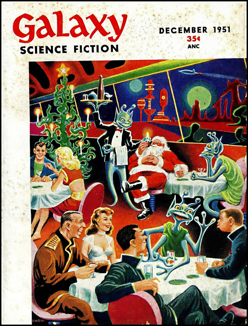 Galaxy Magazine - January 1951 - cover by Ed Emishwiller