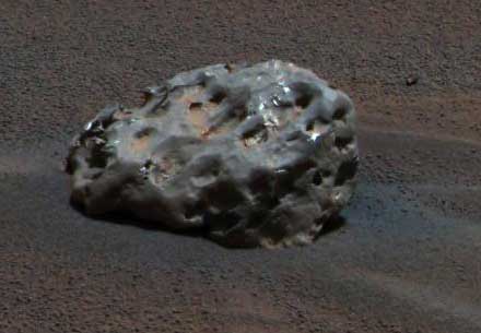 Opportunity, meteor, color. Image credit NASA/JPL.