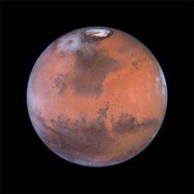 Mars - Click on this image to go to Google-Mars