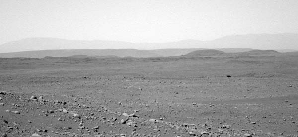 Distant hills.  Image credit NASA/JPL. 