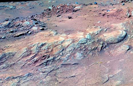 Methuselah - close up - false color.  Image credit NASA/JPL. 