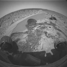 Dunes - after.   Image credit NASA/JPL. 
