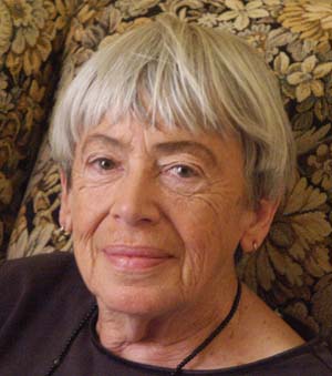 Ursula K. Le Guin during her Hour 25 interview.  Picture Copyright © 2003 by Warren W. James.  All Rights Reserved.